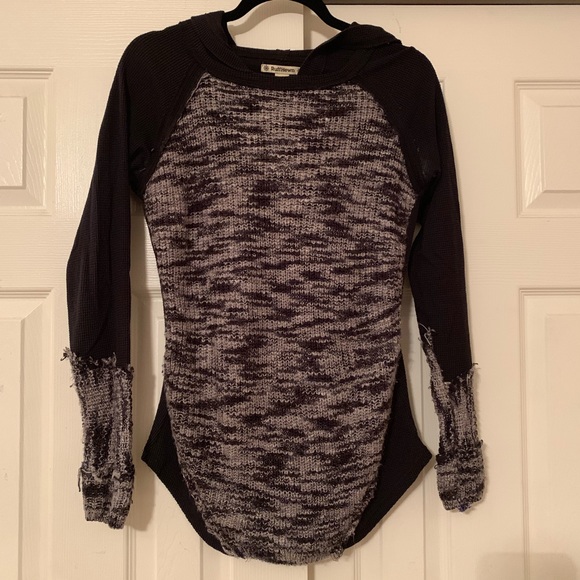 Ruff Hewn Hooded Waffle Top - Picture 1 of 4